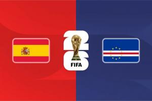 世界杯：西班牙对阵佛得角首发阵容公布，罗德里领衔，库库加维先发，亚马尔替补