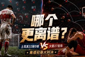 土耳其32射0球!火箭西决三分27连空!哪一方更夸张?