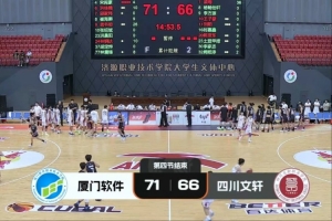 CUBAL三级联赛：厦门软件击败四川文轩 龚书坦得26分 梁粤独得36分