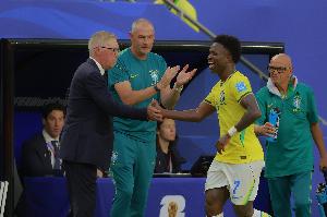 巴西媒体：拉菲尼亚未参加训练 指望巴西对日本之战延续3-0苏格兰的阵容
