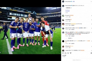 小组赛贡献2球1助，上田绮世在社交媒体预热巴西之战：让我们赢得这场关键战！