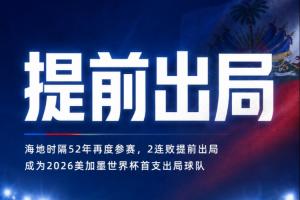 52年后重返赛场！海地连续两场失利提前垫底离场，成为本届首支淘汰球队！