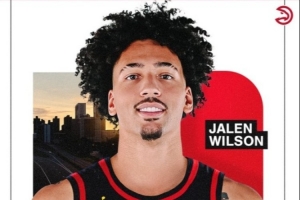 老鹰队宣布:杰伦·威尔逊正式加盟,NBA生涯场均贡献7.4分2.9篮板