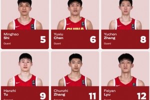 媒体人表示：面对高强度的连场赛事，中国U17男篮的年轻球员们确实全力以赴