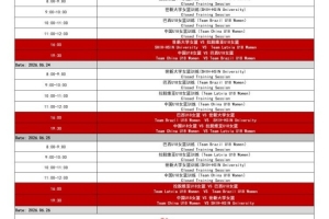 今日U18国青女篮热身赛在邢台站开启，首场比赛迎战巴西U18