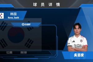 韩国前锋吴贤揆集锦：擅长做饼的全能型前锋 赛场贡献不容小觑