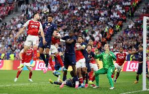 英媒报道：阿森纳因欧冠决赛观众违规遭罚1500欧元，巴黎俱乐部罚金超9万欧元