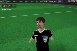 BBC实时3D动画转播世界杯，抽象场面，还能以第一视角观察裁判压腿