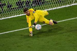 库尔图瓦参加第16场世界杯，与比利时队史第二位持平