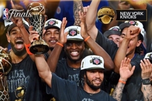 NBA公布尼克斯季后赛净胜283分海报：创纪录的季后赛之旅