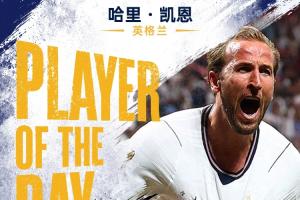 直播吧世界杯第21日MVP:凯恩毫无争议当选!两球加绝杀助力英格兰逆转