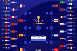 世界杯最终排名9至16位：巴西位列第11创队史第二差，美国第12，葡萄牙第13
