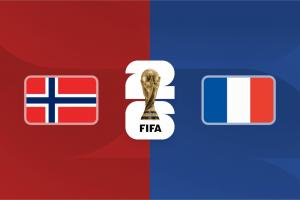 世界杯：挪威对阵法国首发名单公布，姆巴佩领衔首发，哈兰德替补，登贝莱出战
